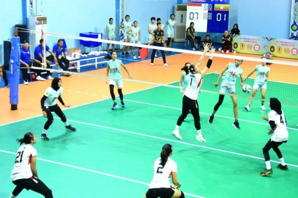 Voli Putri Indonesia Raih Kemenangan Telak Lawan Myanmar pada Ajang AUG 2024